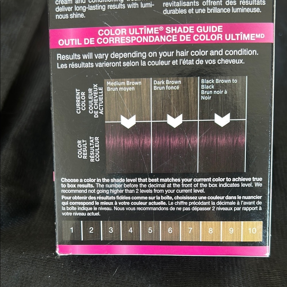 NEW Sealed Schwarzkopf Color Ultime 3.3 Amethyst Black Hair Dye - Picture 3 of 3